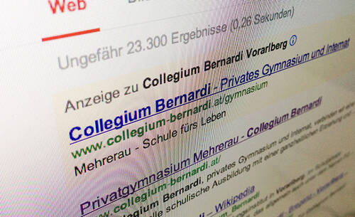 Fallstudie Collegium Bernardi Suchmaschinen Marketing